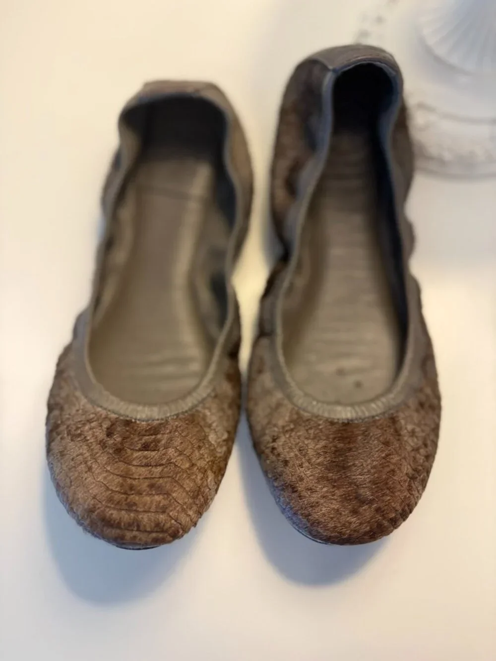 Tory Burch Calf Hair Ballet Flats Size 7 | Designer Flats